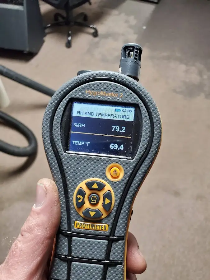 Moisture meter humidity assessment for Mold Remediation & Removal in Jefferson City